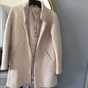 LOFT Cream Women's wool coat